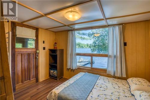 Bunkie entry view ... - 2105 Pike Lake Rte 16A Route, Perth, ON - Indoor Photo Showing Bedroom