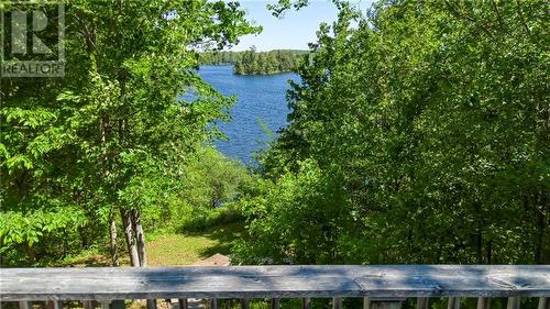And your deck view! ... - 2105 Pike Lake Rte 16A Route, Perth, ON - Outdoor With Body Of Water With View