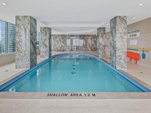 3709E-1926 Lakeshore Blvd W, Toronto, ON - Indoor Photo Showing Other Room With In Ground Pool