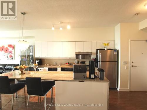 3115 - 33 Singer Court, Toronto, ON - Indoor Photo Showing Kitchen With Stainless Steel Kitchen