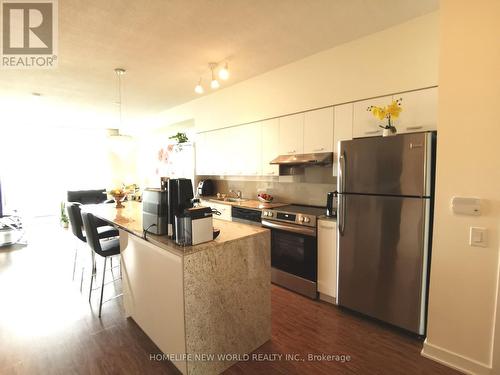 3115 - 33 Singer Court, Toronto, ON - Indoor Photo Showing Kitchen With Stainless Steel Kitchen