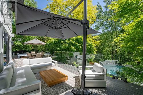 1242 Ravine Drive, Mississauga (Lorne Park), ON - Outdoor With In Ground Pool