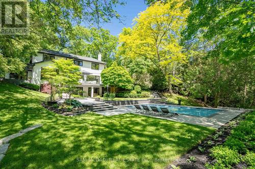 1242 Ravine Drive, Mississauga, ON - Outdoor With In Ground Pool
