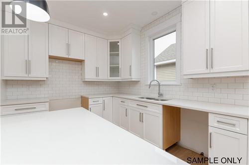 543 Royal Oaks, Moncton, NB - Indoor Photo Showing Kitchen With Double Sink