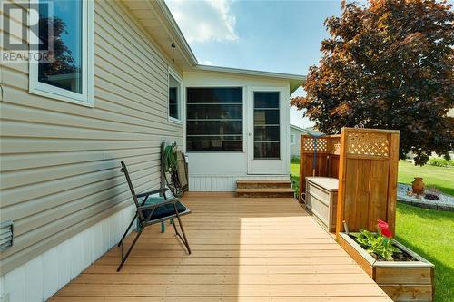 5700 Blackwell Sideroad Unit# 215, Sarnia, ON - Outdoor With Deck Patio Veranda With Exterior