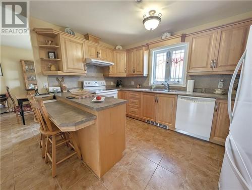 66 Cote Bleu Drive, Bathurst, NB - Indoor Photo Showing Kitchen With Double Sink