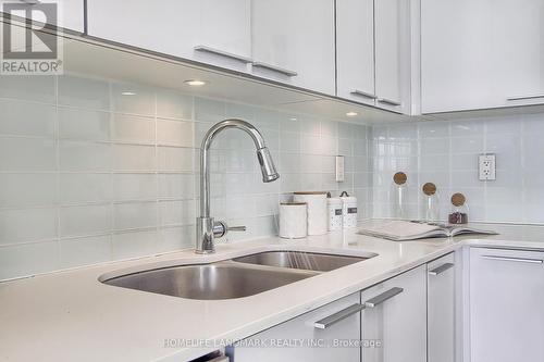 3610 - 10 Park Lawn Road, Toronto, ON - Indoor Photo Showing Kitchen With Double Sink