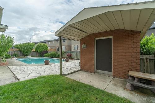 24 Cumberland Street, Brantford, ON - Outdoor With In Ground Pool With Exterior