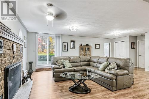 2360 Greenwood Street, Sudbury, ON - Indoor Photo Showing Living Room With Fireplace