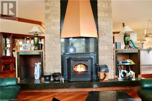 1050 Hwy 17 E, North Bay, ON - Indoor Photo Showing Other Room With Fireplace