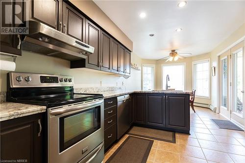 48 Canterbury Crescent, North Bay, ON - Indoor Photo Showing Kitchen With Upgraded Kitchen