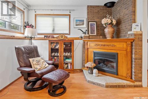 217 Delayen Place, Saskatoon, SK - Indoor Photo Showing Living Room With Fireplace