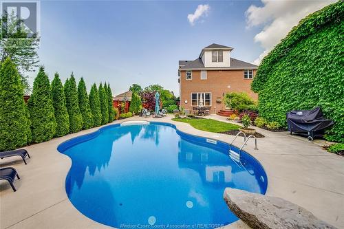 1255 Lakeview, Windsor, ON - Outdoor With In Ground Pool With Backyard