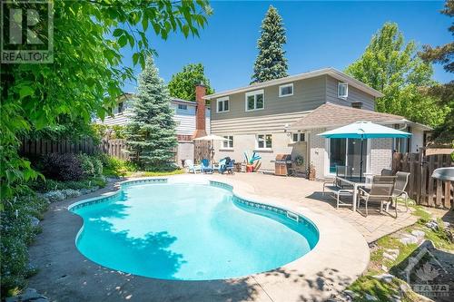 1011 Pinewood Crescent, Ottawa, ON - Outdoor With In Ground Pool With Deck Patio Veranda With Backyard