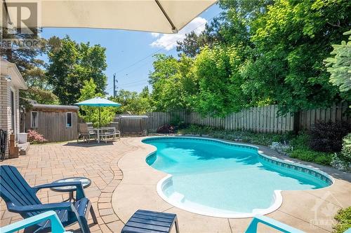 1011 Pinewood Crescent, Ottawa, ON - Outdoor With In Ground Pool With Deck Patio Veranda With Backyard