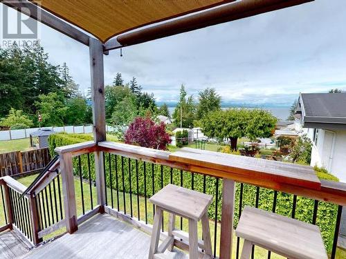 6990 Terrace Street, Powell River, BC - Outdoor With Deck Patio Veranda With Exterior