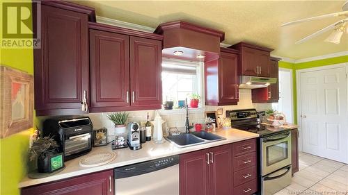 677 Rue Principale, Petit-Rocher, NB - Indoor Photo Showing Kitchen With Double Sink