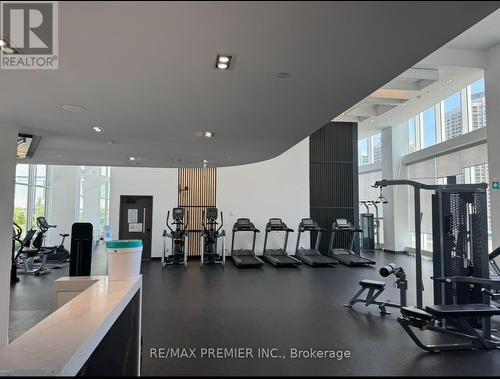 2303 - 4065 Confederation Parkway, Mississauga (City Centre), ON - Indoor Photo Showing Gym Room