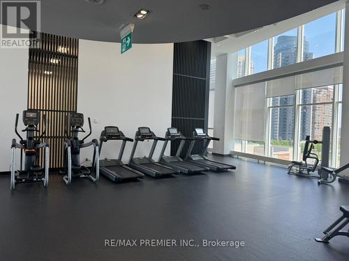 2303 - 4065 Confederation Parkway, Mississauga (City Centre), ON - Indoor Photo Showing Gym Room