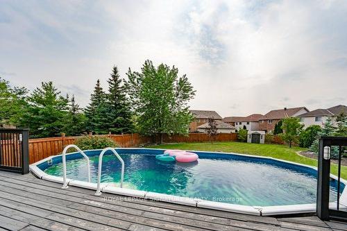 12 Hayloft Crt, Brampton, ON - Outdoor With Above Ground Pool With Backyard