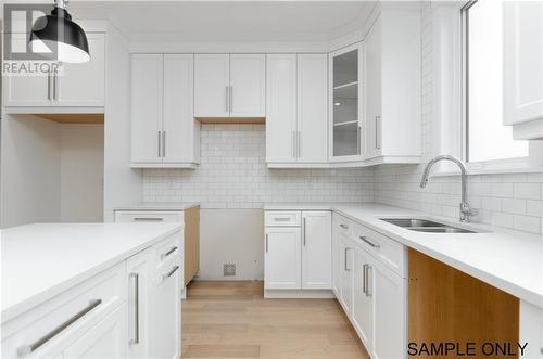 552 Royal Oaks, Moncton, NB - Indoor Photo Showing Kitchen With Double Sink