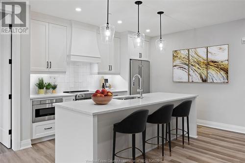 1855 Wyoming Unit# 302, Lasalle, ON - Indoor Photo Showing Kitchen With Double Sink With Upgraded Kitchen