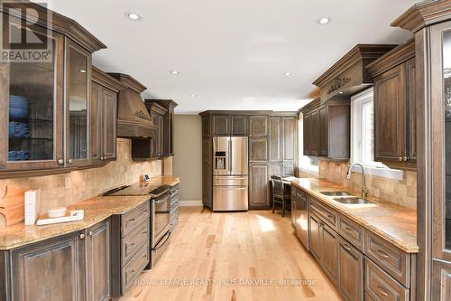 4504 Hawthorne Drive, Burlington, ON - Indoor Photo Showing Kitchen With Double Sink With Upgraded Kitchen