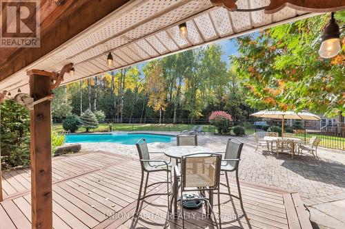 3135 Theatre Road N, Hamilton Township, ON - Outdoor With In Ground Pool With Deck Patio Veranda With Backyard