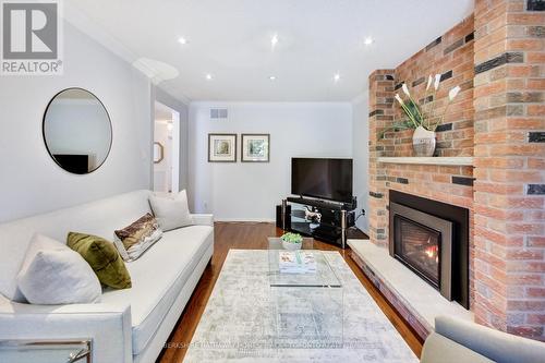 22 Lindemann Street, Markham, ON - Indoor Photo Showing Living Room With Fireplace