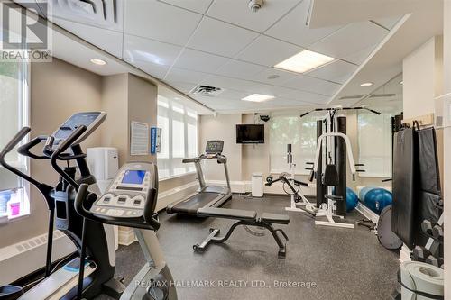 407 - 2 Aberfoyle Crescent, Toronto (Islington-City Centre West), ON - Indoor Photo Showing Gym Room