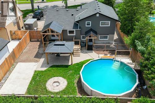 800 Rosedale Avenue, Sarnia, ON - Outdoor With Above Ground Pool With Deck Patio Veranda