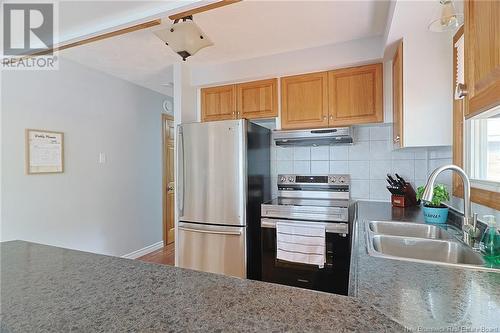 18 Bird Street, Nackawic, NB - Indoor Photo Showing Kitchen With Stainless Steel Kitchen With Double Sink