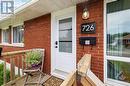 Cute as a button front door and look at the numbers... swoon! - 726 Borthwick Avenue, Ottawa, ON  - Outdoor With Exterior 