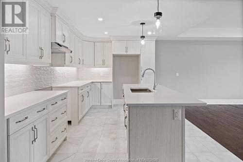 104 Jones Street, Essex, ON - Indoor Photo Showing Kitchen With Double Sink With Upgraded Kitchen