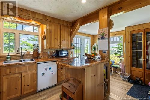 1119 Centrale, Memramcook, NB - Indoor Photo Showing Kitchen With Double Sink