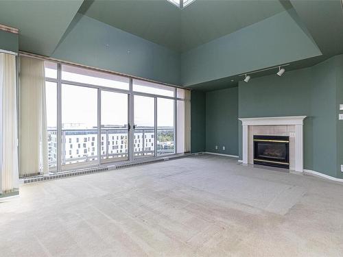 1702-1020 View St, Victoria, BC - Indoor With Fireplace