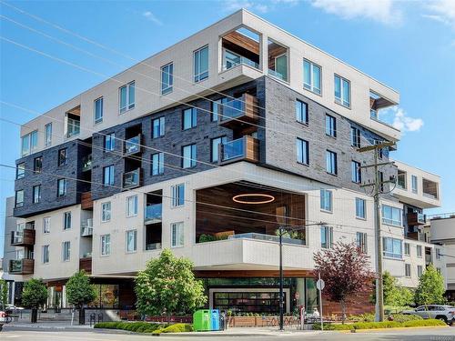 502-1033 Cook St, Victoria, BC - Outdoor With Balcony With Facade