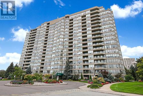 1217 - 1880 Valley Farm Road, Pickering, ON - Outdoor With Balcony With Facade