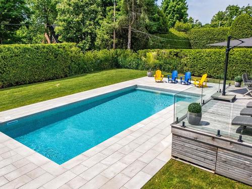 Pool - 1115 Rue Pascal, Sherbrooke (Les Nations), QC - Outdoor With In Ground Pool With Backyard