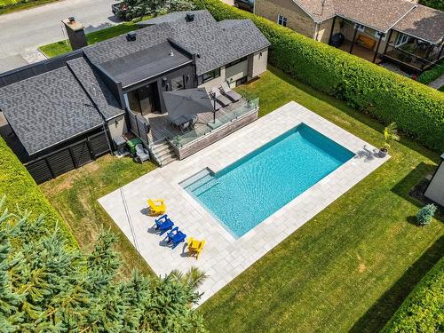 Aerial photo - 1115 Rue Pascal, Sherbrooke (Les Nations), QC - Outdoor With In Ground Pool