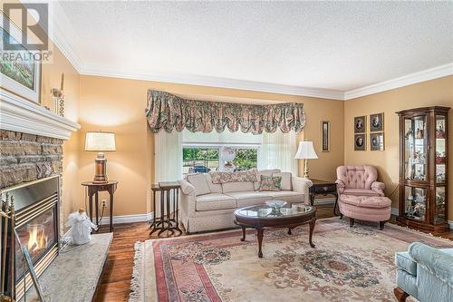 1388 Fallbrook Road, Balderson, ON - Indoor Photo Showing Living Room With Fireplace