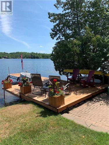 1219 Leedale Avenue, Sudbury, ON - Outdoor With Body Of Water With Deck Patio Veranda With View