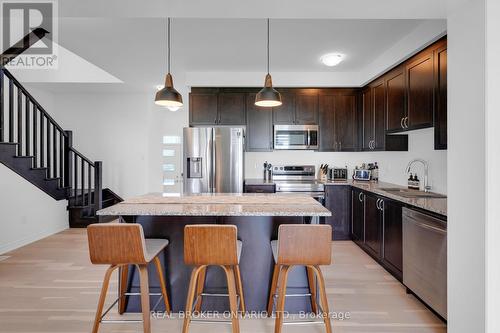 59 William Nador Street, Kitchener, ON - Indoor Photo Showing Kitchen With Stainless Steel Kitchen With Upgraded Kitchen