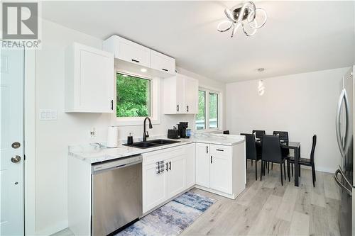 180 Drummond Street, Moncton, NB - Indoor Photo Showing Kitchen With Double Sink