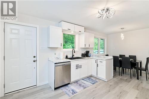 180 Drummond Street, Moncton, NB - Indoor Photo Showing Kitchen With Double Sink