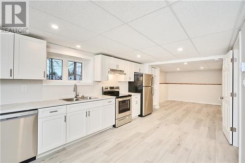 180 Drummond Street, Moncton, NB - Indoor Photo Showing Kitchen With Double Sink