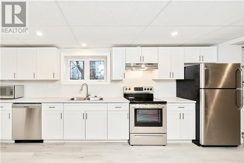 180 Drummond Street, Moncton, NB - Indoor Photo Showing Kitchen With Double Sink