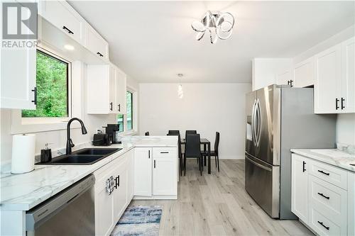 180 Drummond Street, Moncton, NB - Indoor Photo Showing Kitchen With Double Sink