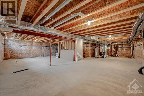 Unfinished basement - 182 Yearling Circle, Ottawa, ON - Indoor Photo Showing Basement