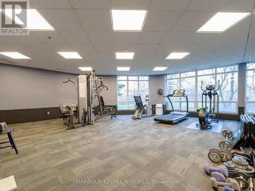 903 - 399 South Park Road, Markham, ON - Indoor Photo Showing Gym Room